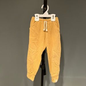 Lulu & Roo 2T Mustard-Colored Joggers